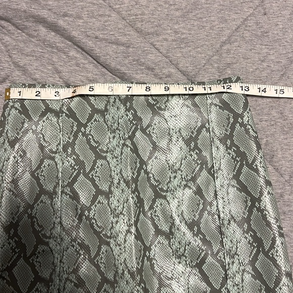 Ronny kobo Snakeskin print leather mini skirt - Picture 8 of 9